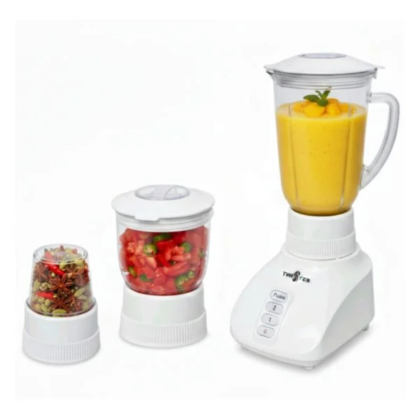 Twister | 3-in-1 Blender/Mincer/Grinder | 1000W | 1.5 Litre | SBL-4139 White